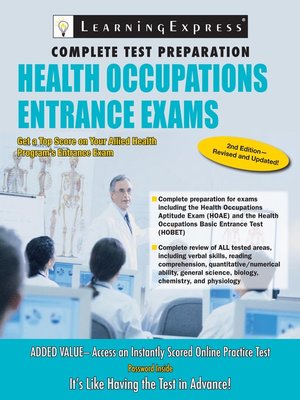 Health Occupations Entrance Exam 3e - ebook